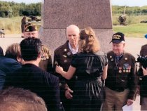 Carmel Whetzel at D-Day memorial